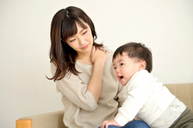 子育てに疲れているママ